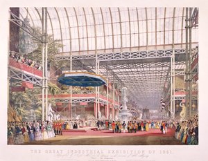 Suuri näyttely, Crystal Palace, Hyde Park, Lontoo, 1851 tekijältä Dickinson Brothers