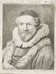 Johannes Wtenbogaertin muotokuva Wtenbogardus (otsikko esineessä)