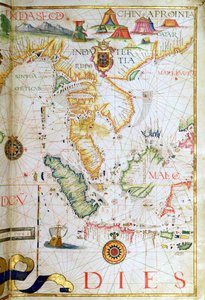 Manner Kaakkois-Aasia, yksityiskohta maailman atlasesta, 1565