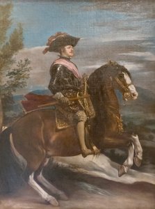 Philip IV:n ratsastusmuotokuva tekijältä Diego Velázquez