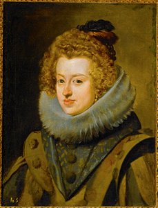 Infanta Maria, Unkarin kuningatar ... (maalaus kankaalle) tekijältä Diego Rodriguez de Silva y Velazquez