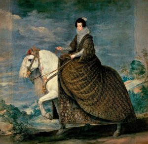 Isabella von Bourbon tekijältä Diego Velázquez