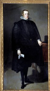 Muotokuva Philip IV:n (1605 - 1665) jalassa. Diego Rodriguez de Silva y Velasquezin (1599-1660) maalaus tekijältä Diego Velázquez