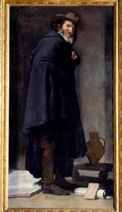 Muotokuva Menippestä (Menippe de Sinope, kreikkalainen runoilija ja kyynisen koulukunnan filosofi, joka eli 4. ja 3. vuosisadalla eKr.). Diego Rodriguez de Silva y Velasquezin (1599-1660) maalaus tekijältä Diego Velázquez