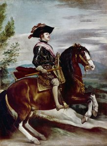 Muotokuva Philip IV:n muotokuvasta hevosen selässä, n. 1635 (öljy kankaalle)