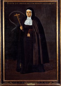 Äidin Jeronima de la Fuenten muotokuva. Diego Rodriguez de Silva y Velasquezin (1599-1660) maalaus tekijältä Diego Velázquez