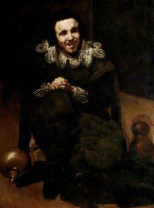 Muotokuva Buffone Calabacillasista, noin 1639 (öljy kankaalle). tekijältä Diego Rodriguez de Silva y Velazquez