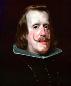 Espanjan kuninkaan Filip IV:n maalaus 1500-luvulta. tekijältä Diego Velasquez