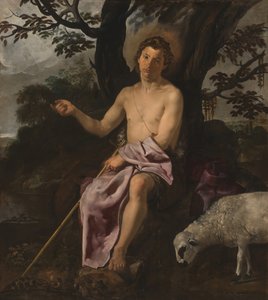 Pyhä Johannes Kastaja erämaassa, n. 1622. tekijältä Diego Velasquez