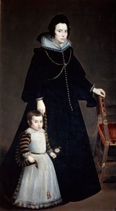 Dona Antonia Ifenarrietta ja hänen poikansa, 1631 tekijältä Diego Velázquez
