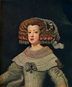 Kuningatar Marie-Anne, Itävallan Mariana, 1652, 1910, muotokuva tekijältä Diego Velázquez