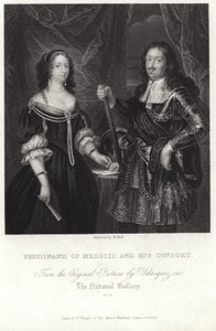 Ferdinand Mediciksen ja hänen puolisonsa muotokuva tekijältä Diego Velázquez