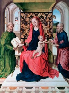 Neitsyt ja lapsi pyhien kanssa, 1460-luku