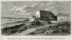 Giuseppe Garibaldin (1807-1882) talo La Caprerassa (Sardinia), jonka on kaivertanut D. Lancelotin piirustuksen jälkeen havainnollistamaan Syyrian nykyistä tarinaa. Lyonin lääketieteellisen tiedekunnan dekaani Mr. Lortet, jonka vastuulla on ministeriön tiet