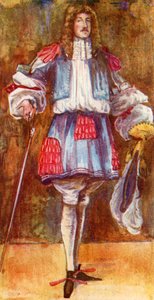 Miesten puku Kaarle II:n hallituskaudella (1660-1685)
