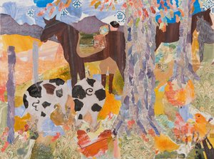 Päivän alku, Pyreneet, 2016 (kollaasi) tekijältä Dione Verulam