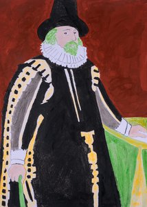 Vihreäsilmäinen hirviö, Francis Bacon (silkkipaino ja akryyli). tekijältä Dione Verulam