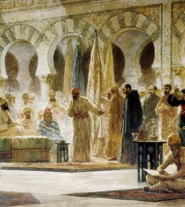 Abd Al-Rahman III, yksityiskohta Dionis Baixerasin maalauksesta Verdaguerissa