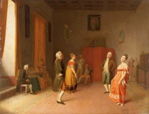"Tanssi", 1871 tekijältä Dioscoro Teofilo de la Puebla y