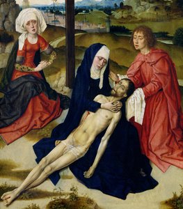 The Lamentation (yksityiskohta numerosta 93895) tekijältä Dirck Bouts