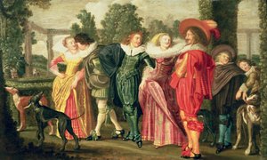 Promenade in the Garden, noin 1623