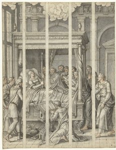 Neitsyt Marian kuolema tekijältä Dirck Pietersz. Crabeth