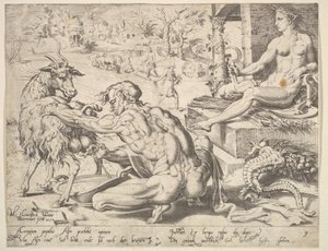 Asher, sarjasta Kaksitoista patriarkkaa, 1550. tekijältä Dirck Volkertsen Coornhert