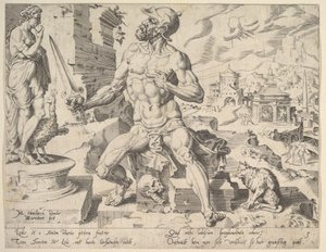 Simeon, sarjasta Kaksitoista patriarkkaa, 1550. tekijältä Dirck Volkertsen Coornhert