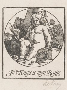 Kristus-lapsi kärsimyksen välineiden ympäröimänä