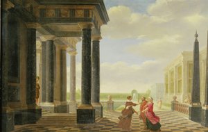 Huonekalut ja erilaiset esineet 1100- ja 1300-luvuilta tekijältä Dirck van Delen