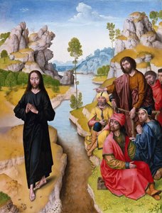 Pyhä Johannes Kastaja saarnaa, 1400-luku