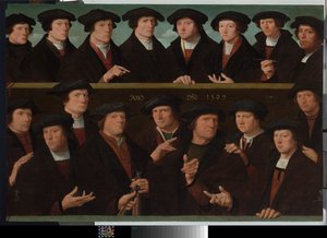 Ryhmä vartijoita tekijältä Dirk Jacobsz