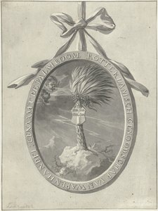 Rotterdamin harjoitusyhdistyksen De Palmboom tunnus, 1785.