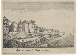 Näkymä Jumalanäidin luostarille Lissabonissa Vista do Convento da Madre de Deus (otsikko esineessä) Näkymät Lissaboniin (sarjan nimi)
