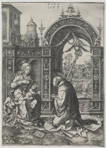 Pyhän Bernardin näky, 1524.