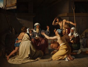 Nooa ja hänen perheensä arkissa, 1835.