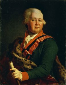 Kreivi Valentin Platonovich Ivanovitš Musin-Puškinin muotokuva 1735-1804, 1780-luvun loppu