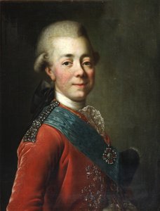 Suurherttua Pavel Petrovichin muotokuva 1754-1801, 1770-luku