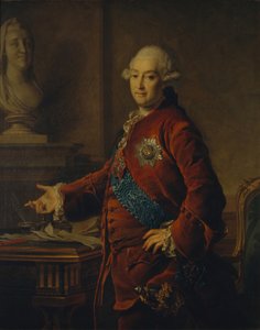 Varakansleri prinssi Aleksandr Mihailovitš Golitsynin muotokuva 1723-1807, 1772
