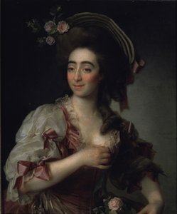 Oopperalaulaja Anna Davia Bernuccin muotokuva, 1782