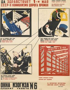 Ensimmäinen toukokuuta. Neuvostoliitto on suora tie kommunismiin, 1931 tekijältä Dmitriy Stakhievich Moor