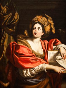 Kumalainen Sibyl. 1600-luku (öljy kankaalle)