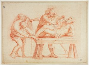 Pyhän Andreaksen liputus tekijältä Domenichino