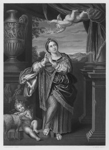 St Agnes, kuvasta Royal Collectionissa