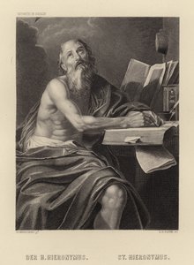 Pyhä Jerome tekijältä Domenichino