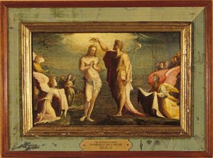 Beccafumi - Kristuksen kaste, 1528 tekijältä Domenico Beccafumi