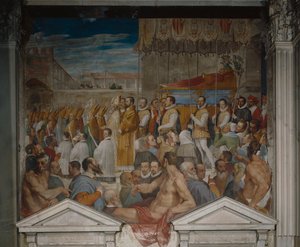 Pyhän Antoninuksen ruumiin kulkue, 1589 (freso)
