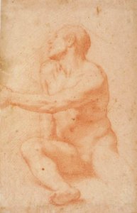 Istuva alasti