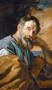 SAINT PIERRE - Barokki : Pyhän Pietarin par Fettin parannus, Domenico (1588/90-1623), n. 1613. Öljy kankaalle, 95,8x55,9. Taidehistoriallinen museo, Vienne