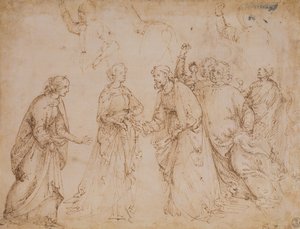 Neitsyen avioliitto tekijältä Domenico Ghirlandaio